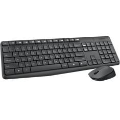 Logitech + mouse mk235 wireless inalambrico frances