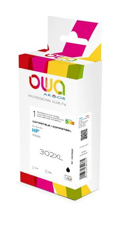 Armor Owa Inkjet Reman Reman.for HP 302XL B V2 Black