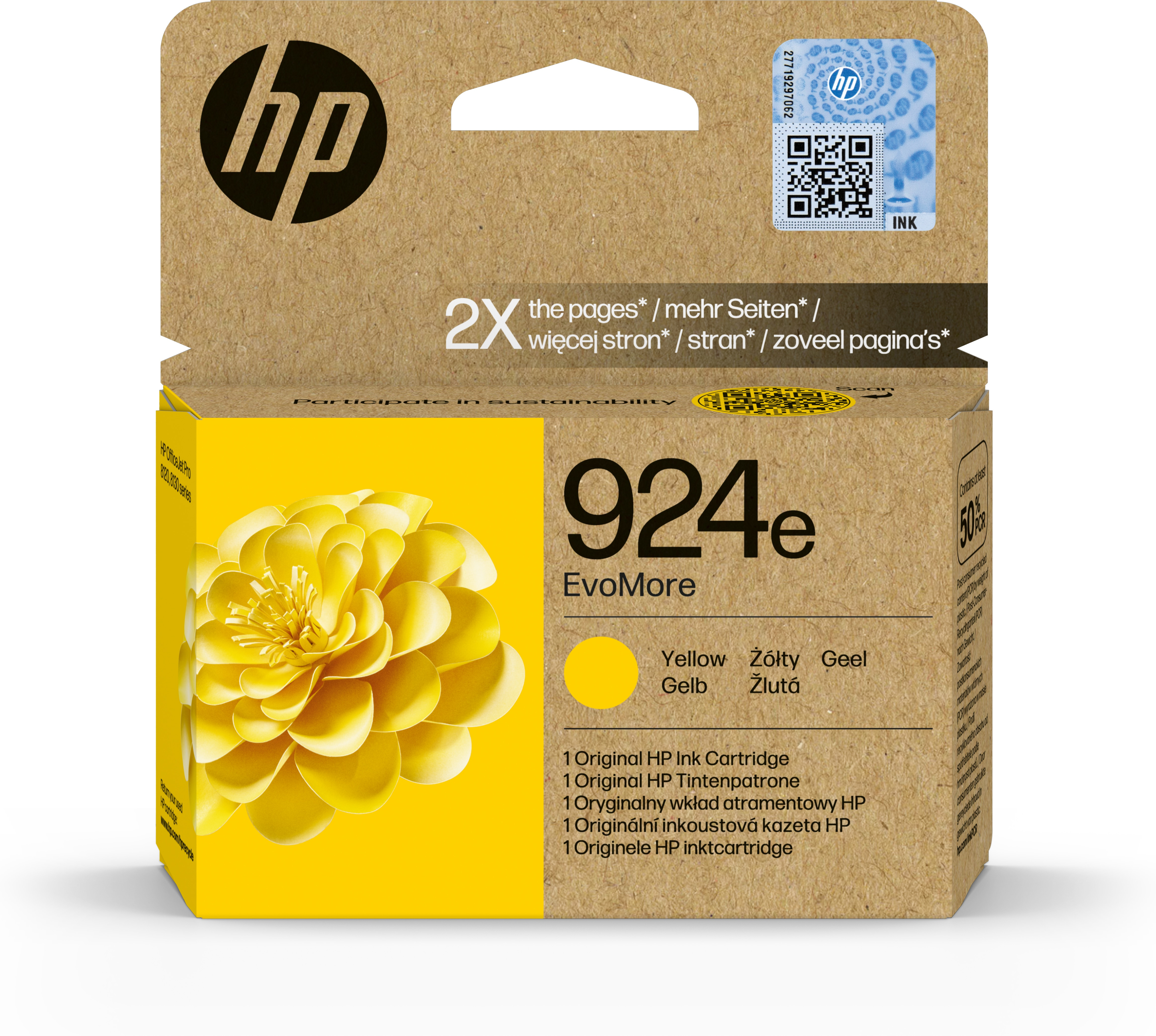 HP 924e Cartucho Amarillo