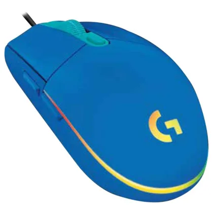 Logitech Mouse raton g102 lightsync azul