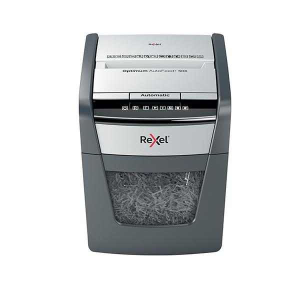 Rexel Destructora Optimum Auto+ 50X Eu autoalimentacion negro