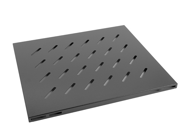Lanberg Bandeja fija 1u 465x500 mm hasta 120 kg rack de 19 negro