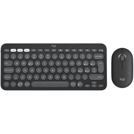 Logitech y Ratón Inalámbricos Pebble 2 Combo