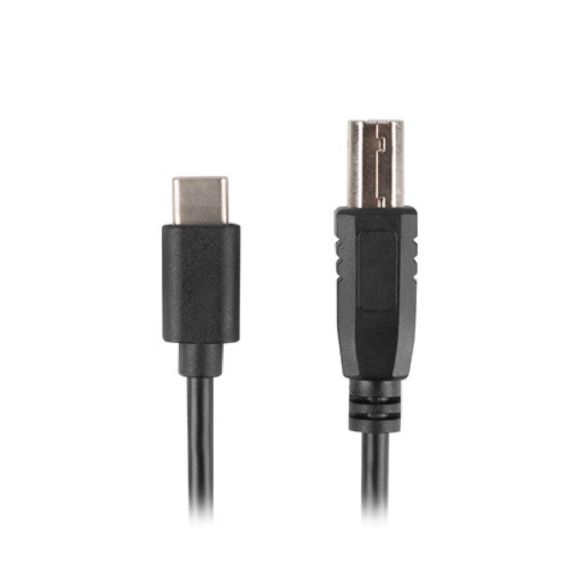 Lanberg USB tipo c a USB 2.0 tipo b 3m - macho - macho negro