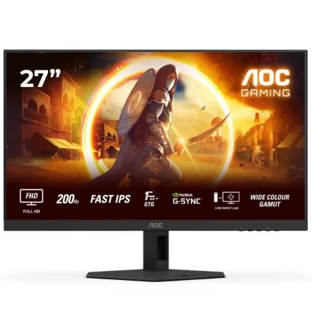 AOC Gaming 27G4HRE 27"/ Full HD/ 1ms/ 200Hz/ / Multimedia Negro – IPS / Full HD