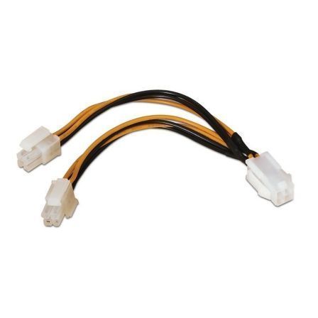 Aisens Cable Alimentación para Microprocesador A131-0166/ Molex 4+4 Pin Macho - Molex 4…