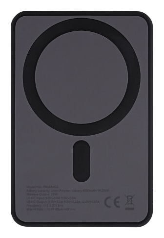 Tnb Banco de energia de 5000 mAh compatible con MagSafe black