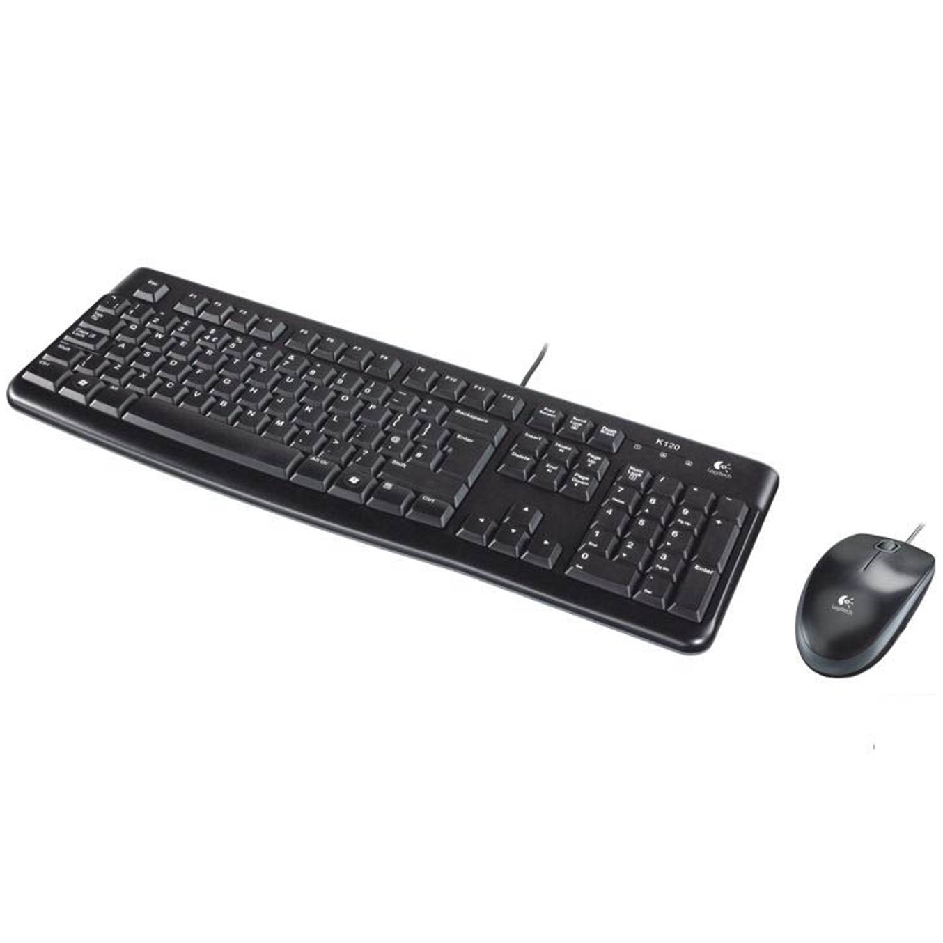 Logitech + mouse mk120 optico USB 2.0 negro