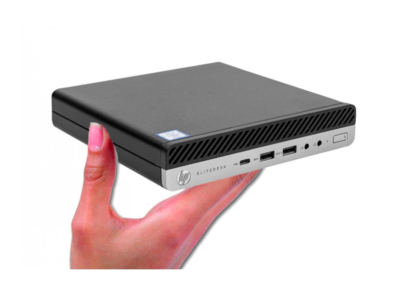 HP EliteDesk 800 G5 Mini Reacondicionado – Core i5 3GHz / 8GB RAM / SSD 256GB
