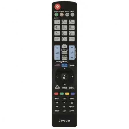 Mando para Tv LG CTVLG01 compatible con Tv LG