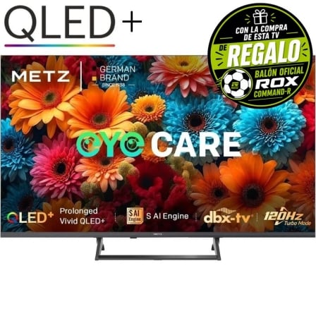 Televisor Metz QLED+ 43MQF7500Z 43"/ Ultra HD 4K/ Smart TV/ WiFi