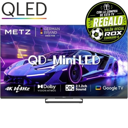 Televisor Metz QLED-MiniLED 55MNE8000Z 55"/ Ultra HD 4K/ Smart TV/ WiFi