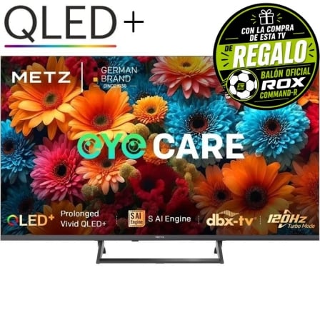Televisor Metz QLED+ 55MQF7500Z 55"/ Ultra HD 4K/ Smart TV/ WiFi
