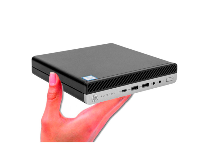 HP EliteDesk 800 G4-Impecable Mini Reacondicionado – Core i5 3GHz / 16GB RAM / SSD 256GB