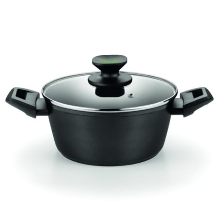 Cacerola Alta Monix Green M480320/ Ø20cm/ Aluminio forjado/ Apta para Inducción