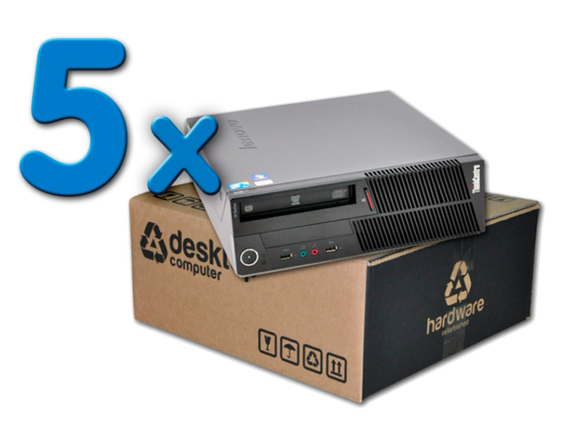 Lenovo Lote ThinkCentre M90 Pack 5 Reacondicionado
