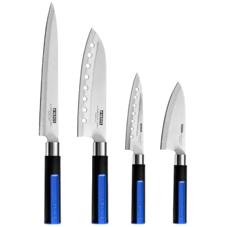 Pack 6 Piezas Monix Solid+ M355003/ 4 Cuchillos Santoku/ 1 Tijeras Solid Pro/ 1 Tacoma…
