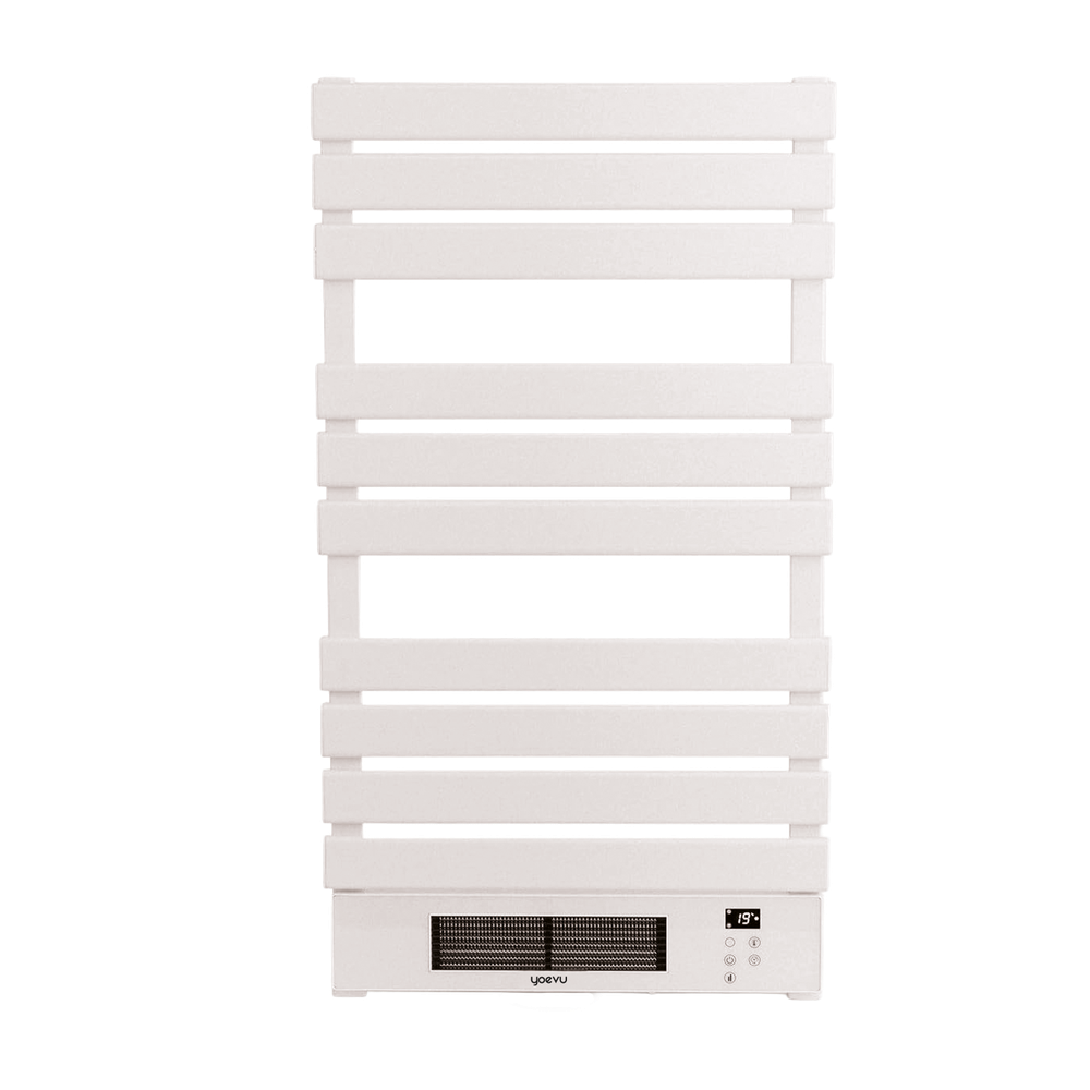 Yoevu radiador toallero eléctrico con calefactor 500 - 1500w blanco