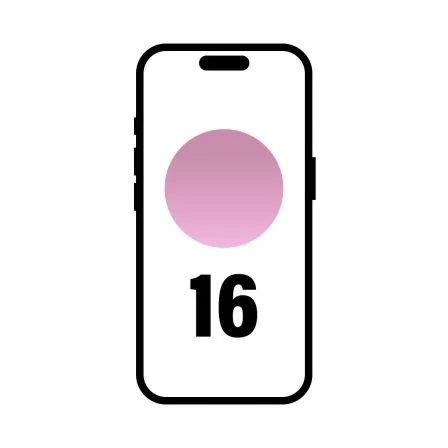 Apple iPhone 16 128GB/ 6.1" Rosa – 5G