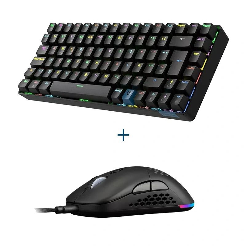 Hiditec Teclado GM1K red