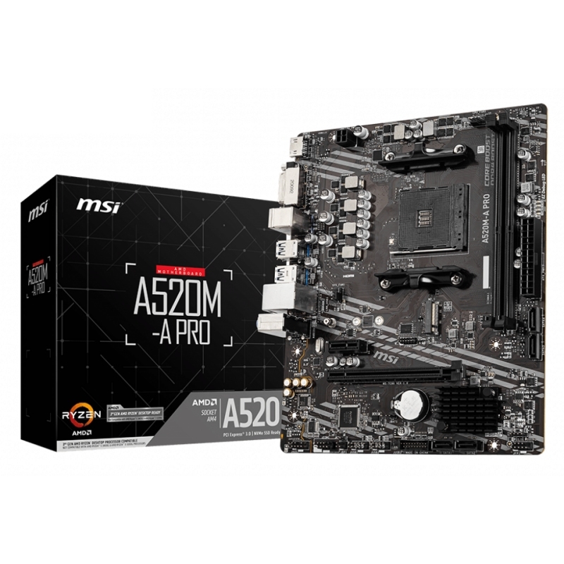 MSI A520M-A Pro mATX AM4