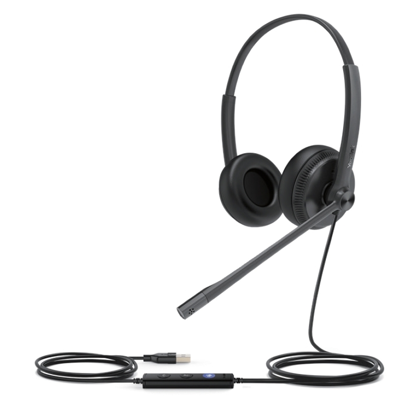 Yealink UH34 Lite Dual Teams Auric. biaurales USB