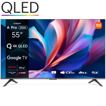 Xiaomi Televisor QLED Tv A Pro 55 2026 55"/ Ultra HD 4K/ Smart Tv – WiFi