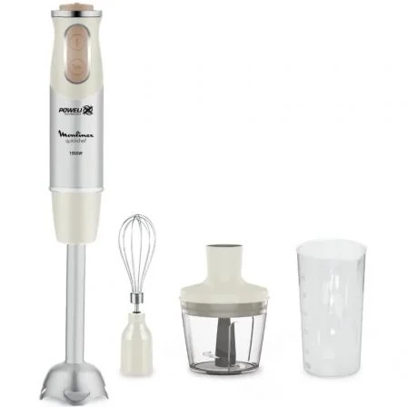 Batidora de mano Moulinex Quickchef/ 1000W/ 10 Velocidades/ Capacidad 800ml/…