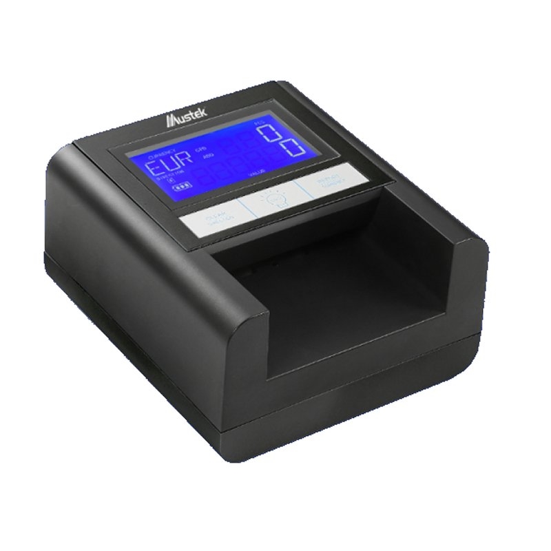 MUSTEK DETECTOR DE BILLETES FALSOS MUSTEK D9 MOTORIZADO + LUZ UV