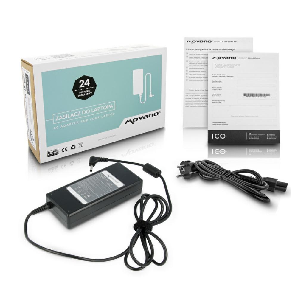 Movano Cargador compatible para ASUS 90W 19V 4.74A 4.5x3.0 mm