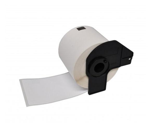 Dayma Etiquetas compatibles para Brother DK11247 Negro / Blanco