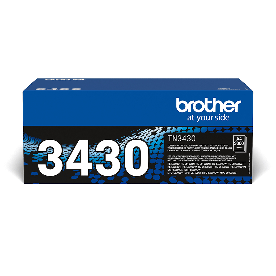 Brother ÷ Tóner original tn3430 negro