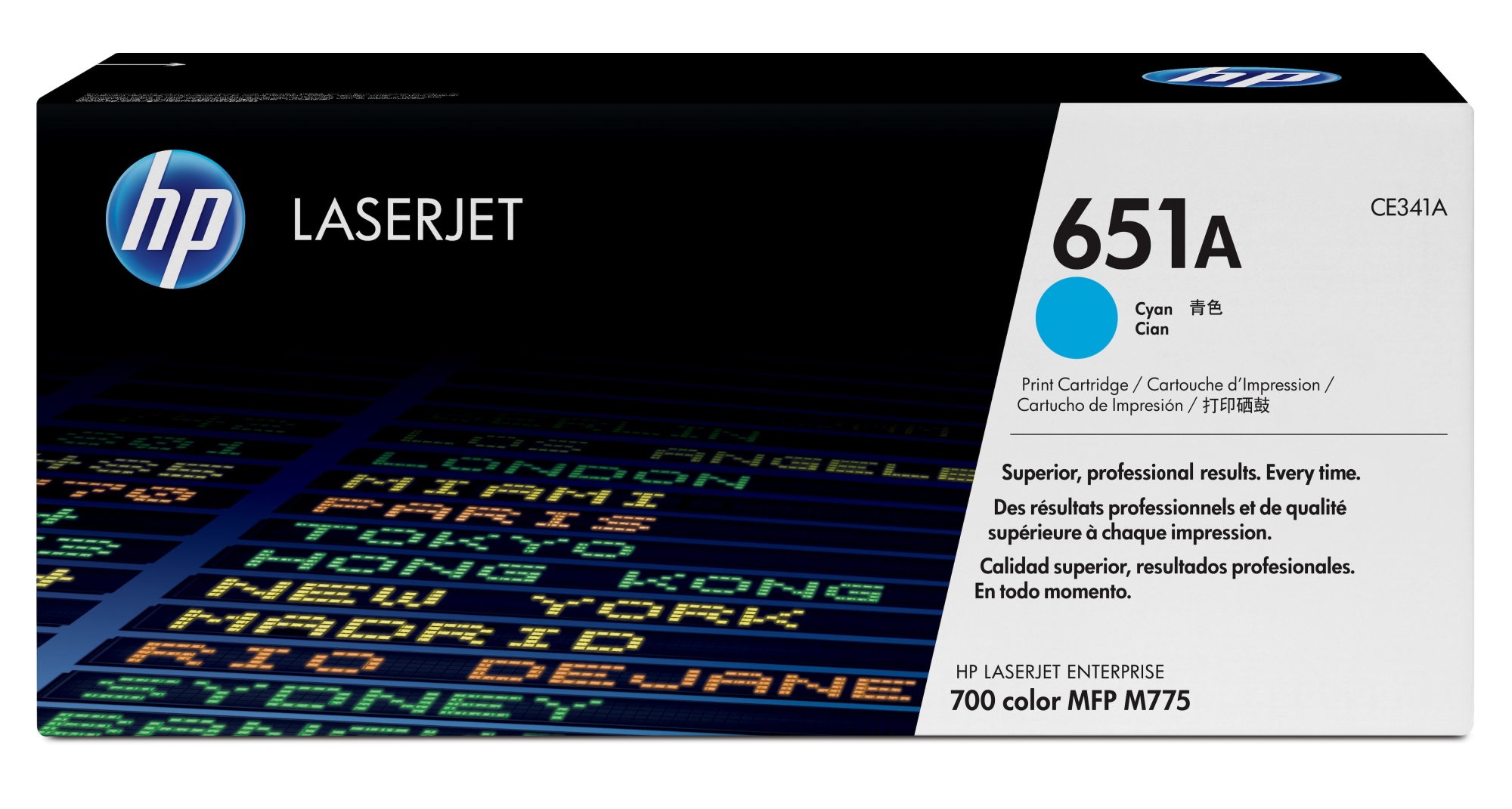 HP ÷ Tóner original ce341a cian