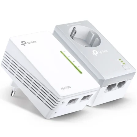 Adaptador Powerline TP-Link TL-WPA4226 KIT AV600 600Mbps/ Alcance 300m/ Pack de 2