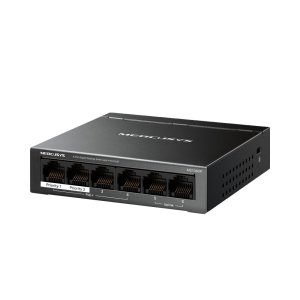 ÷ Switch no gestionable mercusys ms106gp 6xgb lan 4xpoe+ 65w carcasa metalica