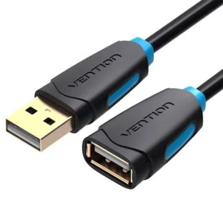 Vention Alargador USB 2.0 Cbcbi/ USB Macho - USB Hembra/ 3m Negro
