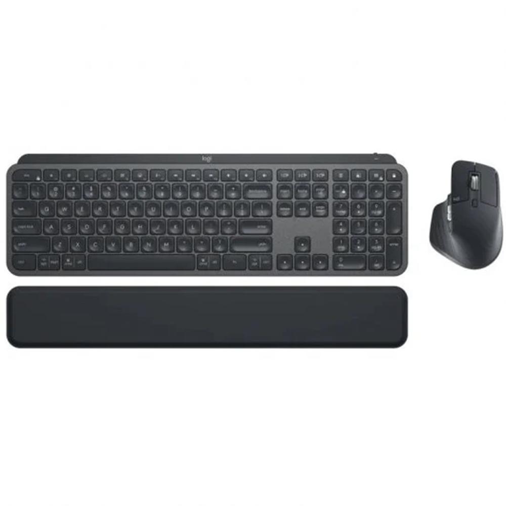 Logitech + raton mx keys s combo inalambrico grafito