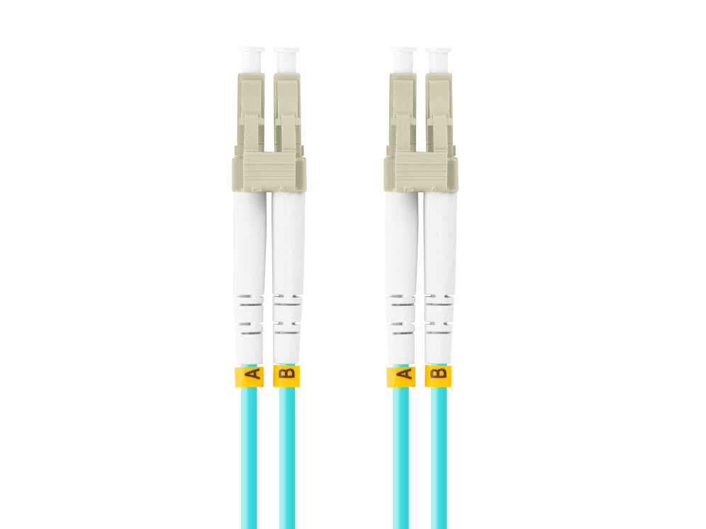 Lanberg Latiguillo fibra optica lc - upc 3m multi duplex om3 50 - 125 lszh azul
