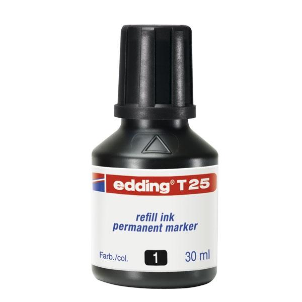 Edding Tinta para rotulador T25 30ml negro
