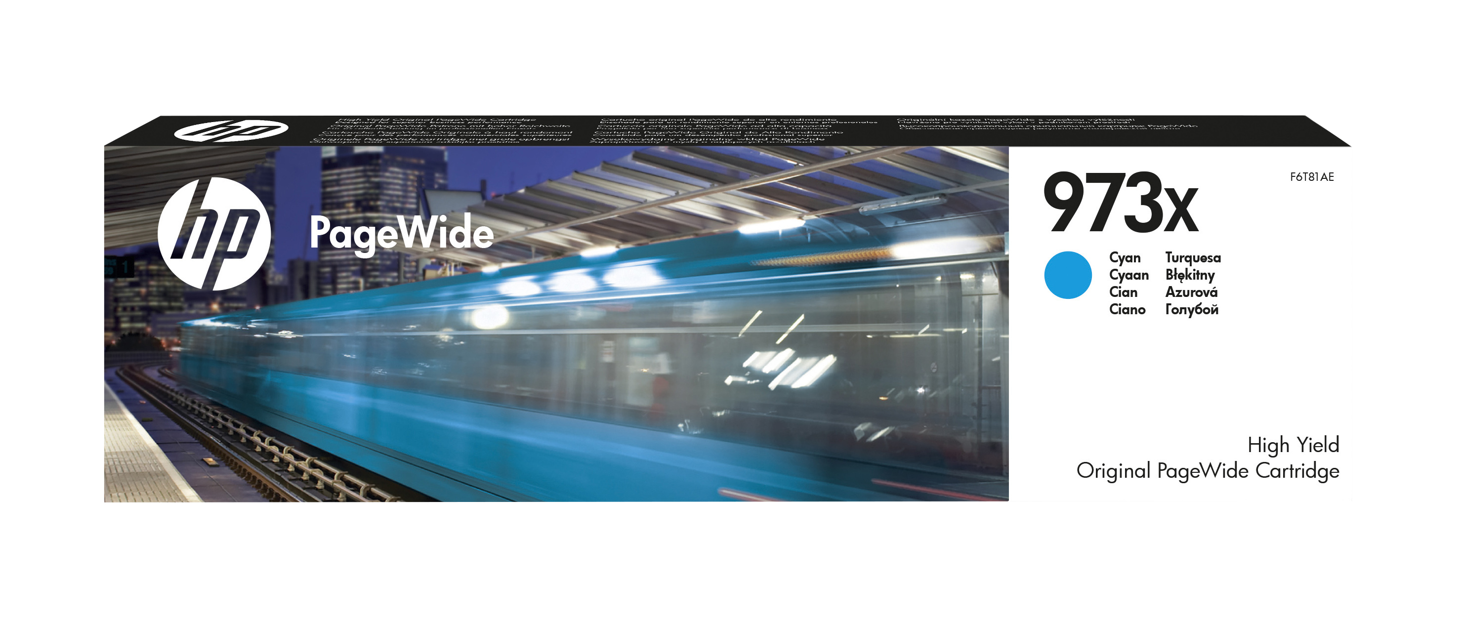 HP PageWide Pro 477 nº973X Cartucho Cian