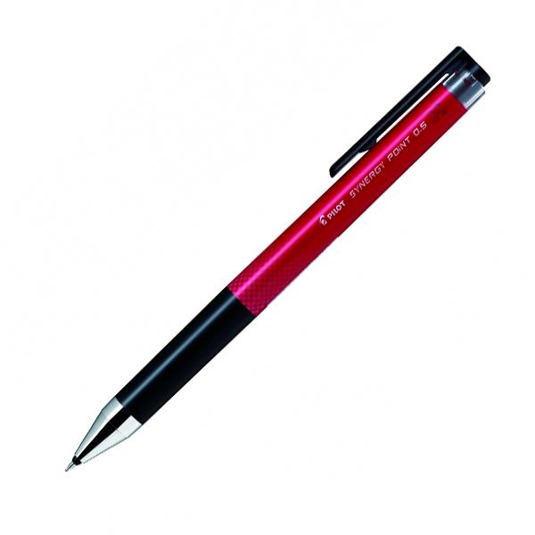 Pilot boligrafo retractil Synergy point trazo 0, 5mm rojo