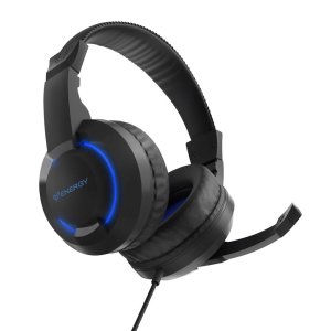 ÷ Headset energy sistem halo gaming 501168 driver 40mm jack 3.5mm usb luz led microfono color negro