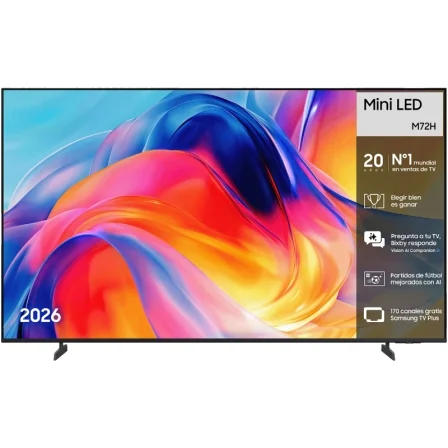Samsung Televisor M72H 4K Vision Ai 50"/ Ultra HD 4K/ Smart Tv – WiFi