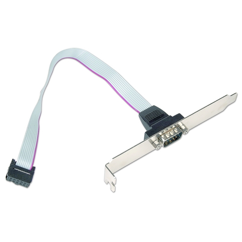Gembird DB9 Puerto Serie de 10pin 0, 25mts