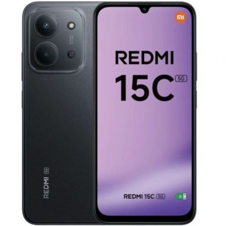 Xiaomi Redmi 15C Negro – 4GB RAM / 128GB / 5G