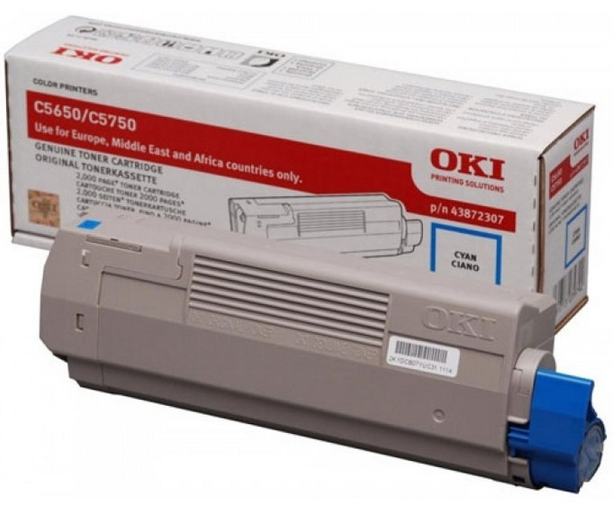 Oki C5650/C5750 Toner Cian