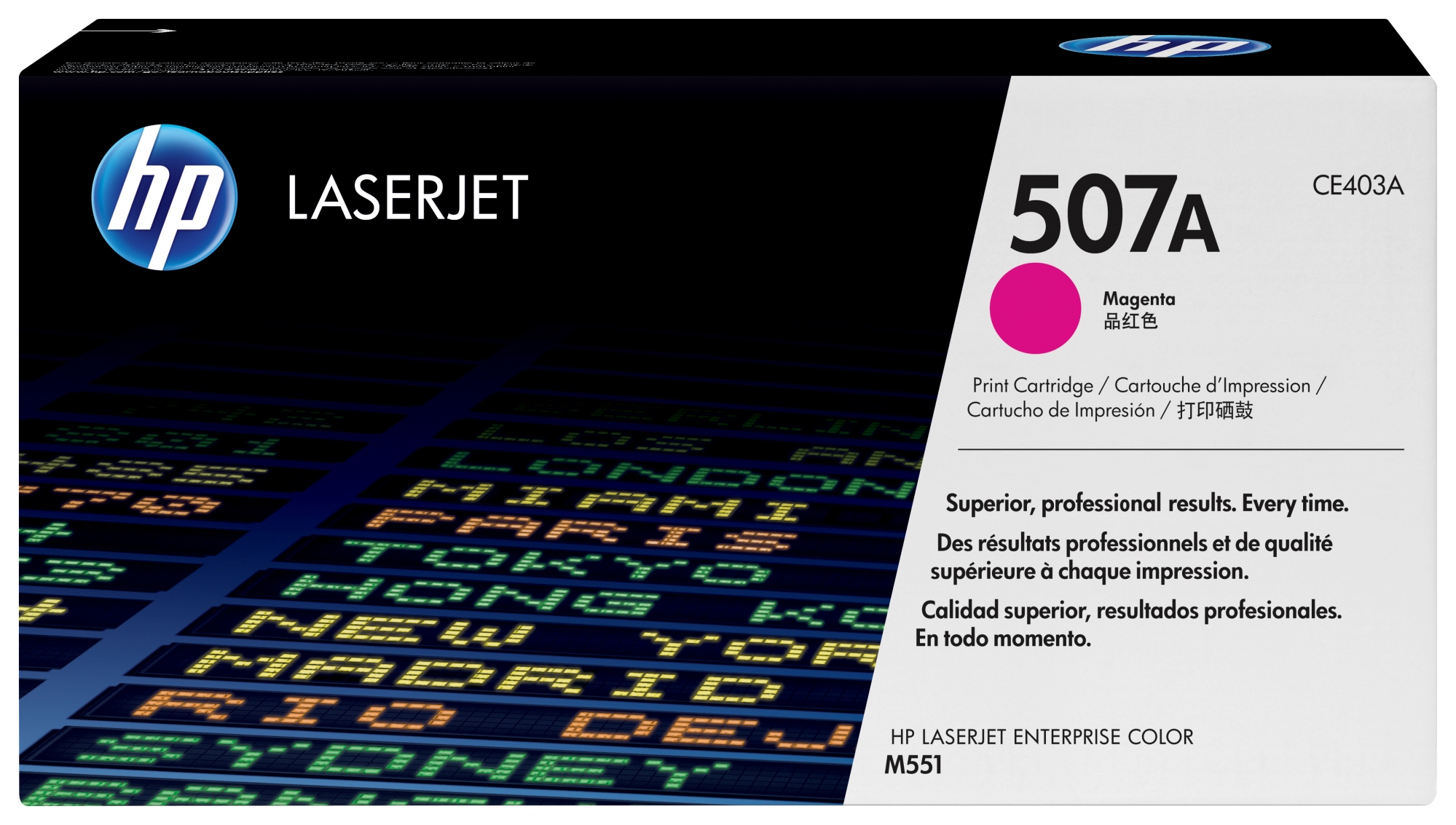 HP ÷ Tóner original ce403a magenta 507a 6.000 páginas