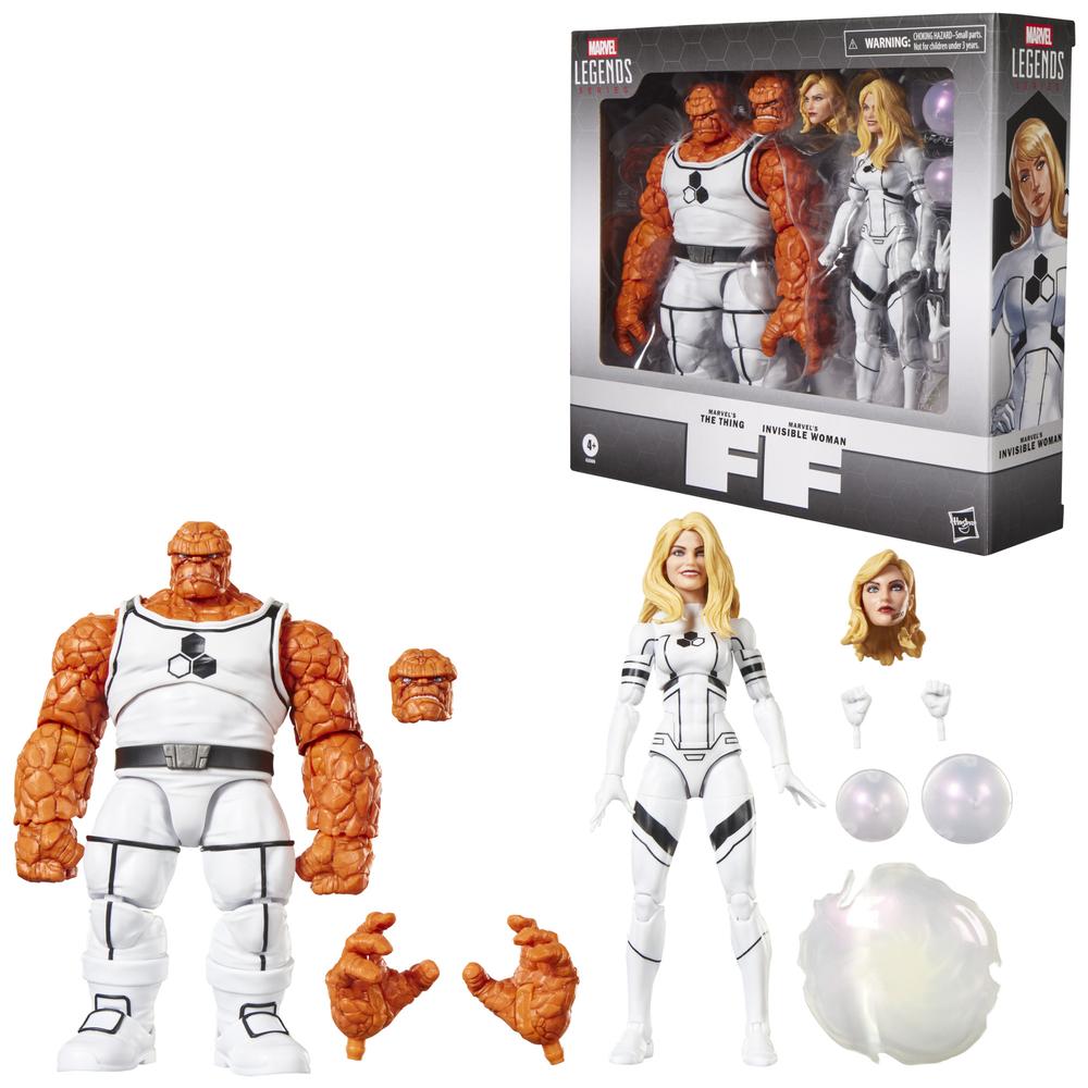 Hasbro Figura marvel legends series marvel's the thing & marvel's invisible woman