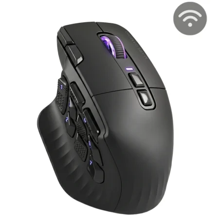 Ratón Gaming Mars Gaming MMW-HEX16/ Batería Recargable/ Hasta 24000 Dpi