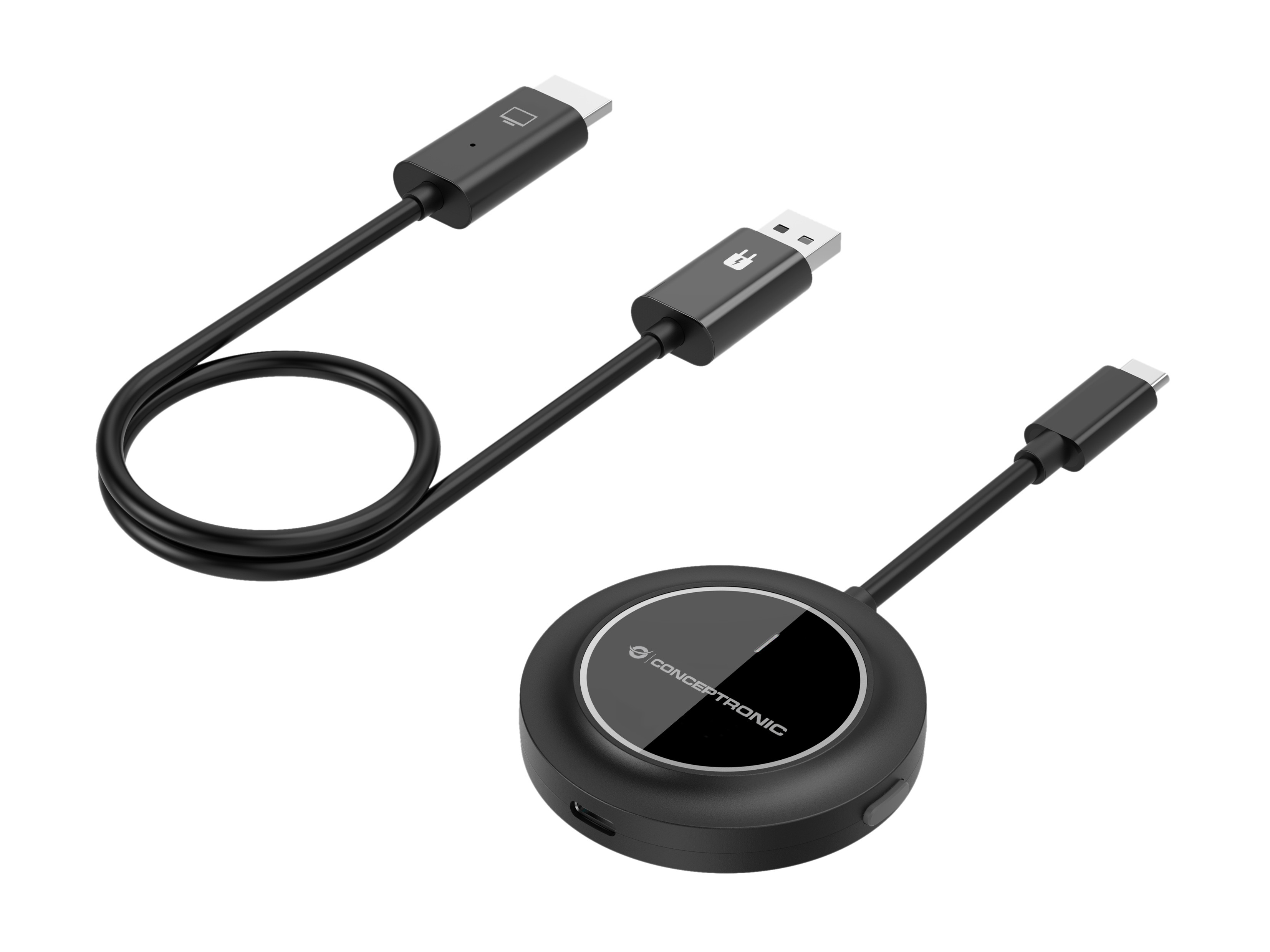 CONCEPTRONIC ATHERIC01B Kit de pantalla inalambrico USB-C a HDMI 1080P